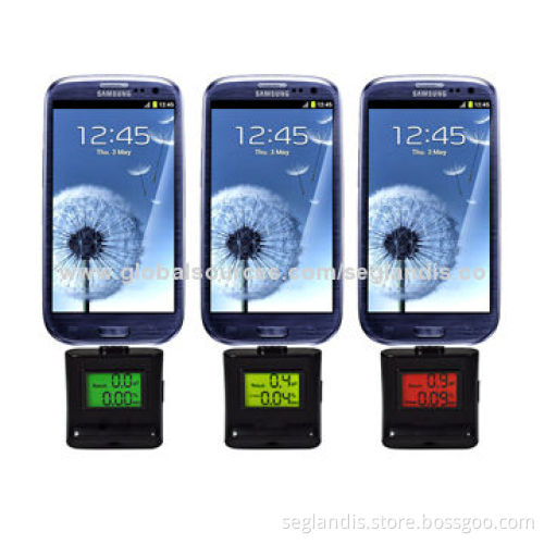 Alcohol Tester for Smartphone, with LCD Digital Display